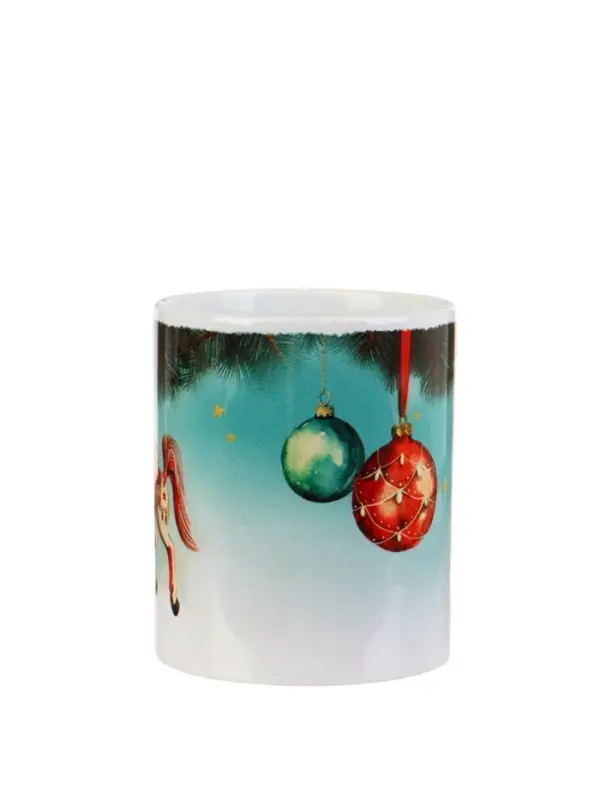 Кружка керамическая &laquo;Приятных сюрпризов!&raquo;, ёлочная игрушка, 320 мл