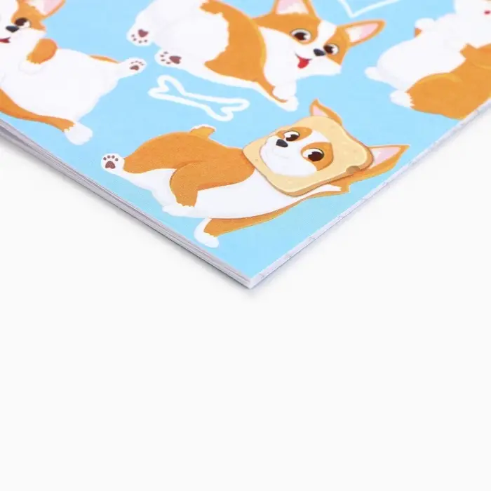 Блокнот А6, 12 листов &laquo;Корги&raquo;
