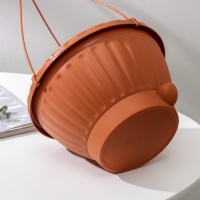 Кашпо для цветов подвесное &laquo;Мирабель&raquo;, 2,5 л, цвет коричневый