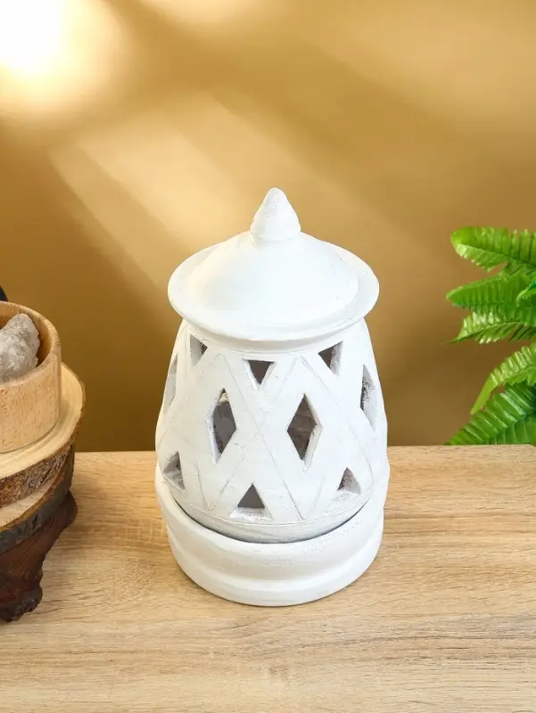 Подсвечник терракота "Фонарь" 16х16х28 см