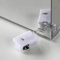 Ночник-зеркало 3D акрил "Бесконечные тюльпаны" 20 цветков в подарочном пакете 12х12х12 см