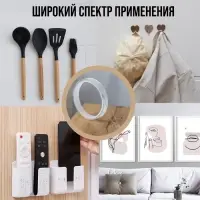 Лента клейкая ТУНДРА, прозрачная, двухсторонняя, 10 мм &times; 2 м