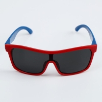 Очки солнцезащитные детские OneSun, UV 400, 13&times;12.5&times;5.5 см, оправа микс, линза сплошная тёмная