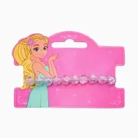 Браслет детский "Выбражулька" сахарные бусины, цвет розово-голубой