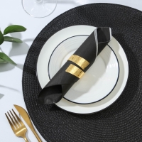 Кольцо для салфетки &laquo;Спираль&raquo;, 4&times;4,9&times;4,9 см, цвет золотой