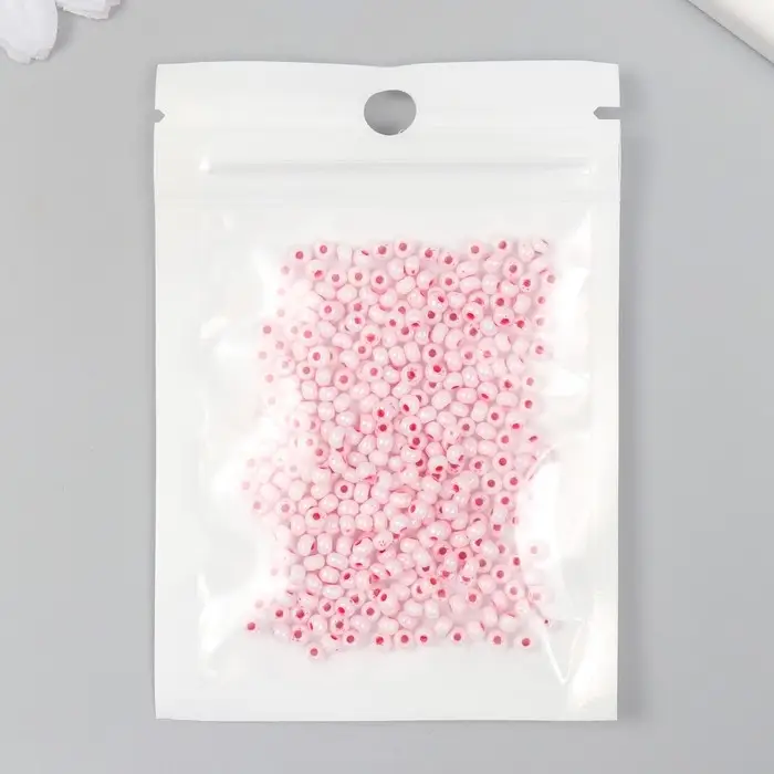 Бисер стекло 8/0 "Цветная серединка. Красная фасоль" 10 гр