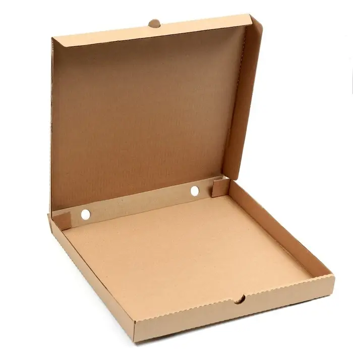 Коробка для пиццы, крафтовая, 40 х 40 х 4 см