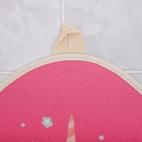 Сетка для хранения игрушек в ванной с петелькой &laquo;Единорожка&raquo;