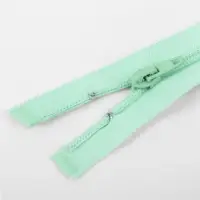 Молния &laquo;Спираль&raquo;, №5, разъёмная, замок автомат, 50 см, светло-зелёная