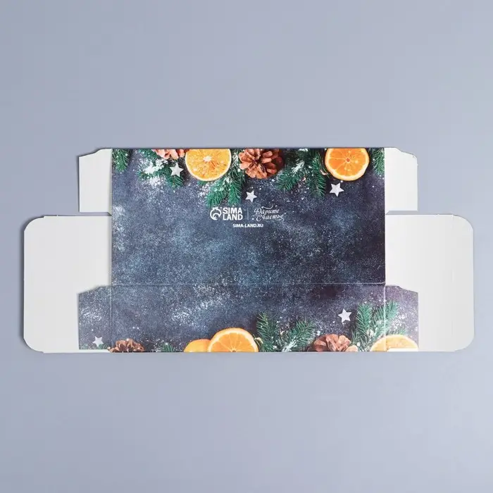 Коробка складная &laquo;Мандарины&raquo;, 20 x 10 x 5 см