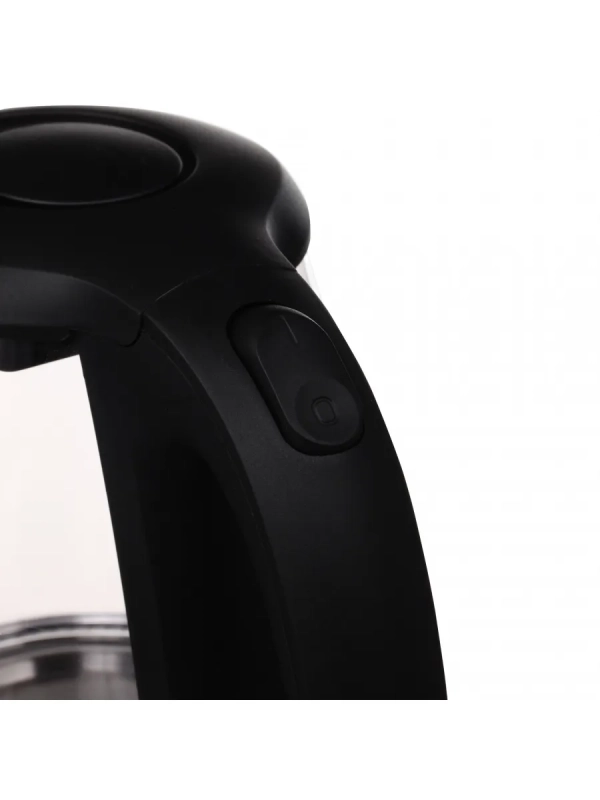 Чайник HYK-G1001 1,7л 2200Вт черный (стекло)