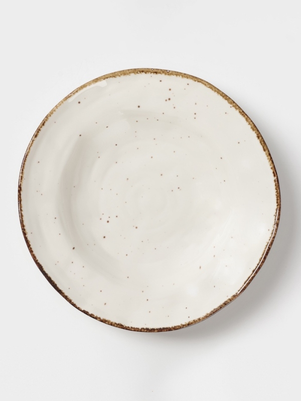 Тарелка глубокая Magistro "Alpine Frost" 23см 23х22,7х5 цвет белый