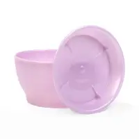 Горшок для цветов с поддоном 0,5 л d12,5см h7 см "Фиалочка" сиреневый