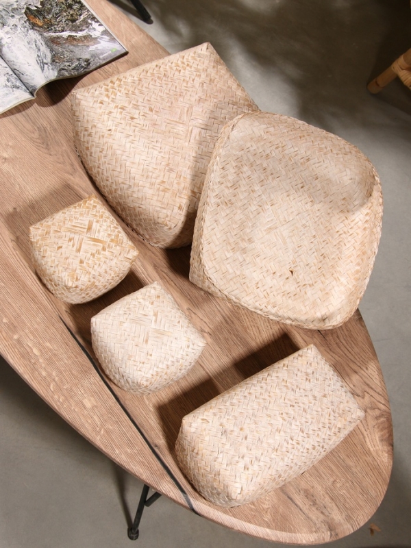 Набор плетеных корзин "Энди" 28.5х28.5х18.5 см