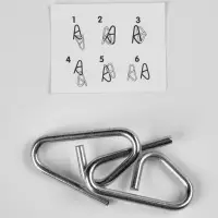 Puzzle Головоломка металлическая, лошадки стикеры,  МИКС