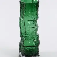 Ваза &laquo;Гоэтано&raquo;, 30&times;13 см, стекло, зелёная