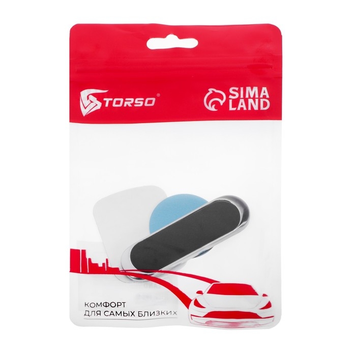 Держатель телефона TORSO на клейкой основе 7&times;2 см, магнитный