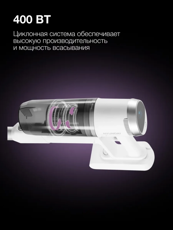 Пылесос HYV-S5550 500мл 400Вт белый