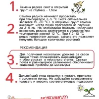 Семена Редис "Жара", 2 г