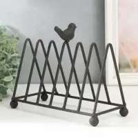 Фигурка-подставка для книг &laquo;Птичка&raquo;, чугун, 24&times;11&times;18 см