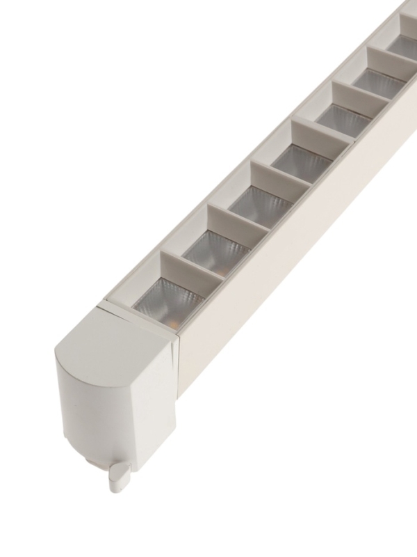 Трековый светильник линейный, поворотный, 30 Вт, 2700 Лм, 4000К, IP20, белый