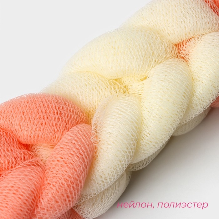 Мочалка для тела Доляна &laquo;Колосок&raquo;, 90 гр