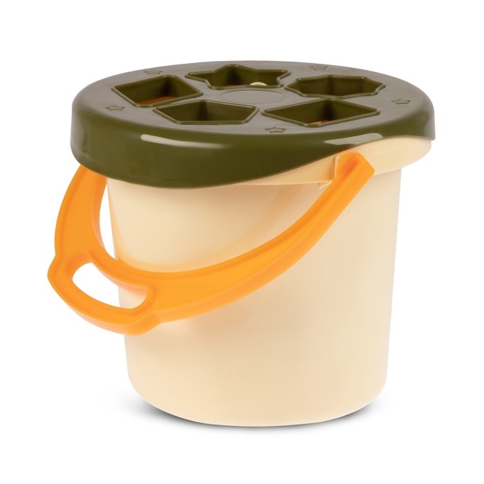 Песочный набор &mdash; сортёр, хаки-коричневый