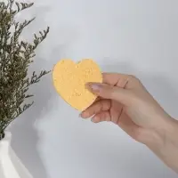Спонж для умывания &laquo;Сердце&raquo;, 8.5&times;7.5 см, МИКС