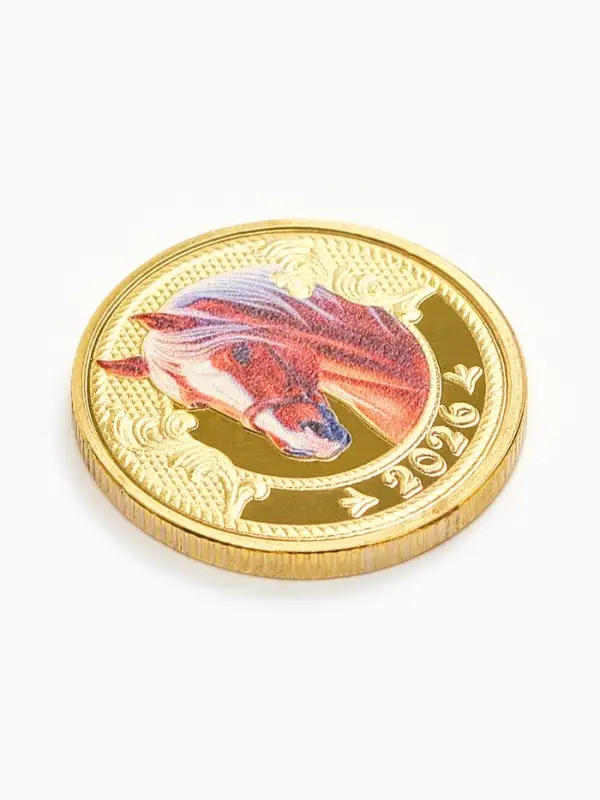 Монета новогодняя сувенирная &laquo;Богатства&raquo;, диам. 2,2 см