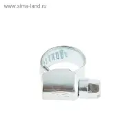 Хомут червячный MGF, диаметр 8-12 мм, ширина ленты 9 мм, оцинкованный