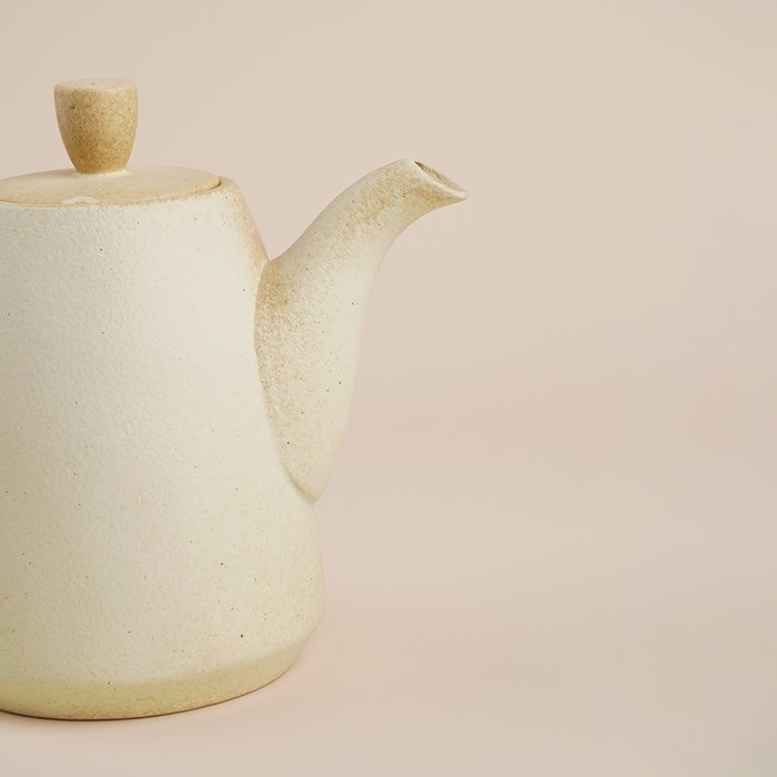 Чайник заварочный фарфоровый SL Home &laquo;Волны Сардинии&raquo;, 1,3 л, 23&times;12,5&times;18,4 см, цвет бежевый