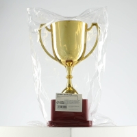 Кубок 012, наградная фигура, золото, подставка пластик, 19,2 &times; 11,5 &times; 8 см.