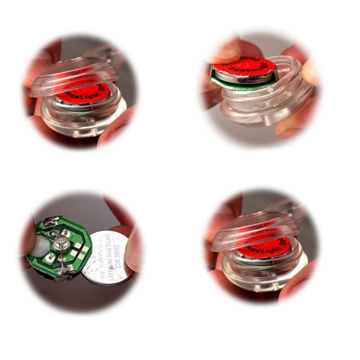 Фонарь велосипедный задний "Мастер К", 1 диод, 3 режима, CR2032, красный