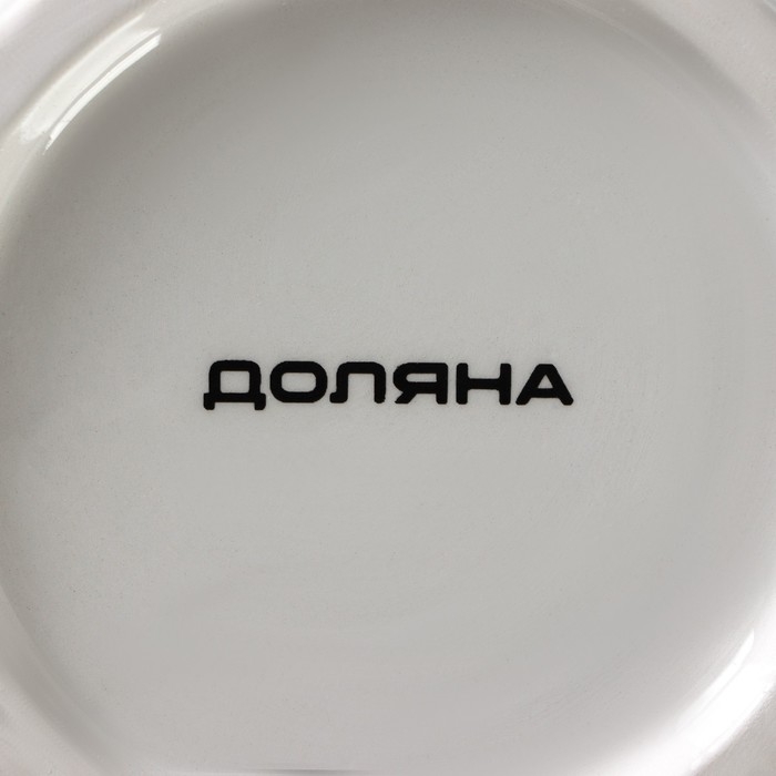 Кружка Доляна &laquo;Гурман&raquo;, 400 мл, цвет белый