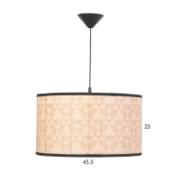 Светильник "Треугольники" 1x40Вт E27  45х45х95см