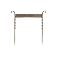 Декроттуар для очистки обуви, 42.5 &times; 39.5 см, витой, бронза