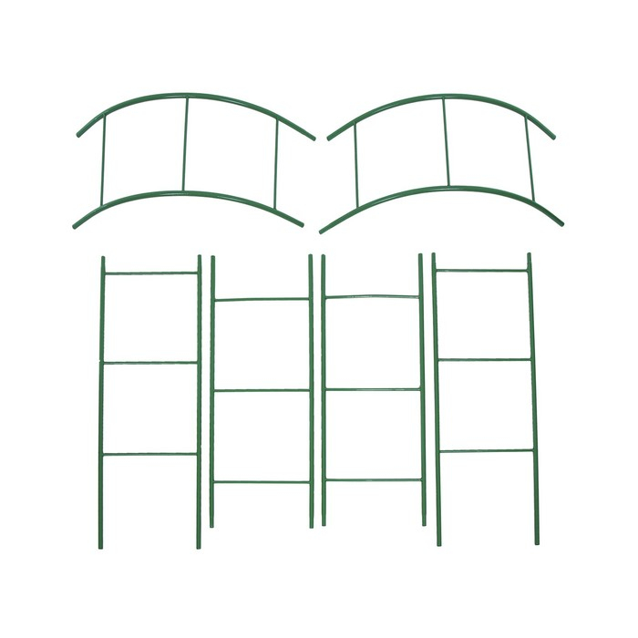 Арка садовая, разборная, 240 &times; 125 &times; 36.5 см, металл, зелёная, Greengo