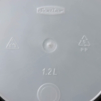 Кашпо для цветов со вставкой &laquo;Арте&raquo;, 1,2 л, цвет жемчуг-прозрачный