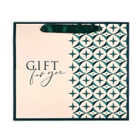 Пакет ламинированный двухсторонний &laquo;Геометрия&raquo;, с тишью и открыткой, ML, 23 х 27 х 11.5