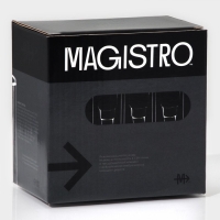 Набор стопок - шотов стеклянных с двойными стенками Magistro &laquo;Пуля&raquo;, 30 мл, 3,5&times;11 см, 6 шт