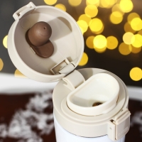 Новый год. Термостакан новогодний с кнопкой &laquo;Верь в мечту&raquo;, 350 мл