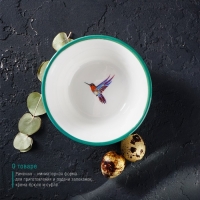 Рамекин из жаропрочной керамики Доляна &laquo;Тропики&raquo;, 250 мл, d=11 см