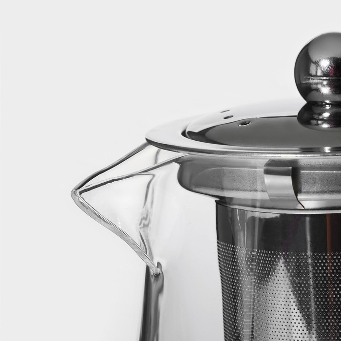 Чайник стеклянный заварочный с металлическим ситом Magistro &laquo;Дарси&raquo;, 950 мл