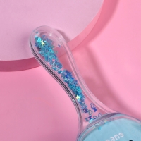 Расчёска массажная, широкая, 6 &times; 18 см, цвет голубой