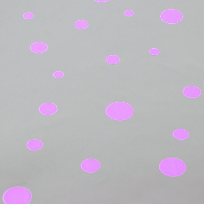 Пленка для цветов "Круги" сиреневая 0,7 х 8.2 м, 40мкм