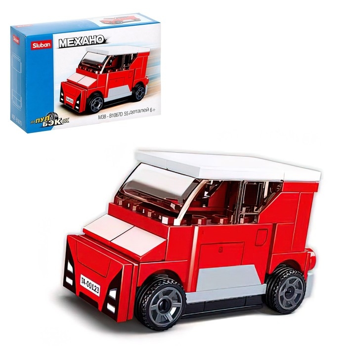 Конструктор Механо &laquo;Кроссовер&raquo;, инерция, 55 деталей