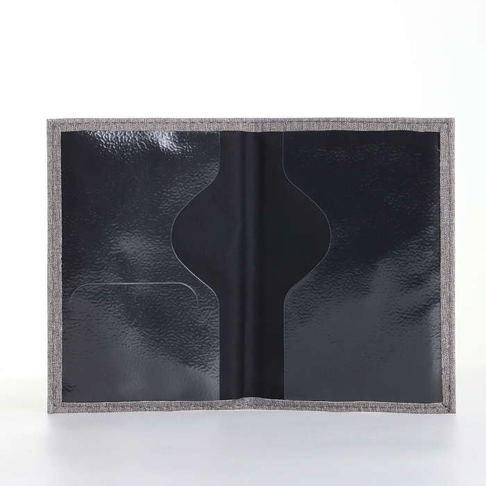 Обложка для паспорта, цвет серый