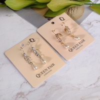 Серьги с жемчугом &laquo;Колосок&raquo; капля, цвет МИКС