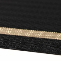 Салфетка сервировочная на стол Доляна &laquo;Рона&raquo;, 45&times;30 см, цвет чёрный