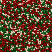 Новый год. Посыпка кондитерская "Бисер новогодний микс", 2 мм, 50 г